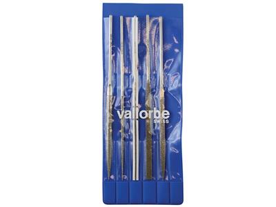 Set Di 5 Lime Ad Ago Diamantate, 140 MM Grana Grossa, Vallorbe - Immagine Standard - 3