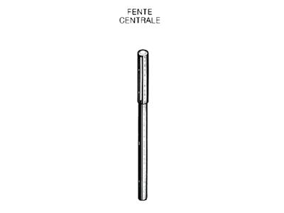 Mandrino Porta Smeriglio Cilindricocon Fessura Centrale, N. 355 Techd Ent - Immagine Standard - 2