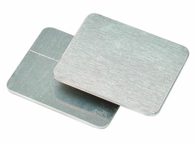 Piastra Per Telaio In Alluminio 50 X 35 Mm, Coppia - Immagine Standard - 1