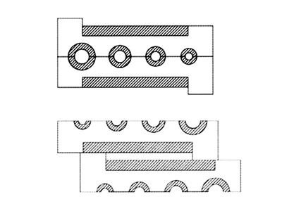 Stampo A Collare Reversibile, Piastre E Fili, Altezza 80 Mm, Durston - Immagine Standard - 3