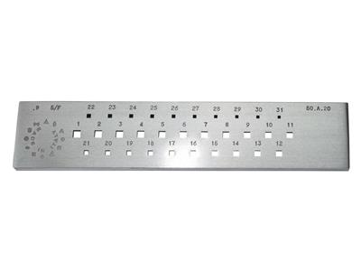 Filiera A 30 Fori Quadrati Da 0,50 A 2,00 Mm, Joliot