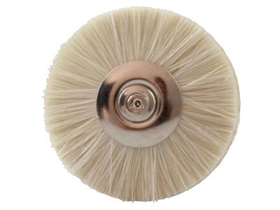 Spazzola Circolare In Pelo Di Capra, Diametro 22 Mm, Hatho - Immagine Standard - 2