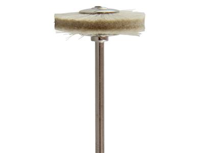 Spazzola Circolare In Pelo Di Capra, Diametro 22 Mm, Hatho - Immagine Standard - 3