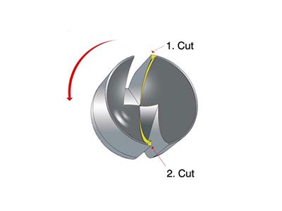 Set Di 12 Frese Cave N. 411t, Da 0,80 A 2,00 Mm, Busch - Immagine Standard - 3