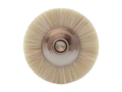 Spazzola Circolare In Pelo Di Capra, Diametro 19 Mm, Hatho - Immagine Standard - 2