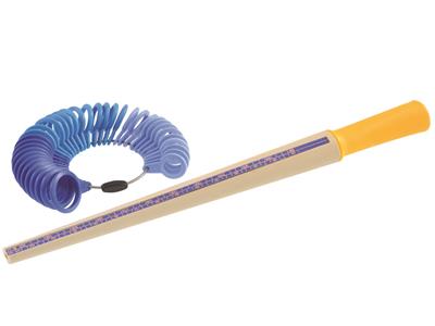 Set Triboulet E Misuratore Di Anelli In Plastica - Immagine Standard - 1