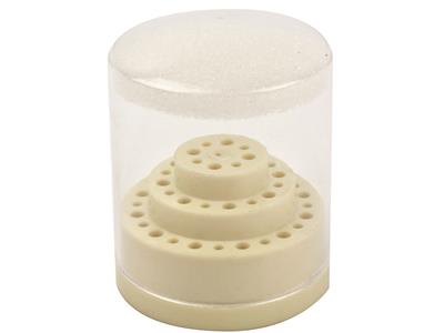 Scatola Per Frese E Punte, 48 Slot,plastica Trasparente