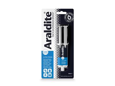 Colla Araldite Standard, Extra Forte, Siringa Da 24 Ml