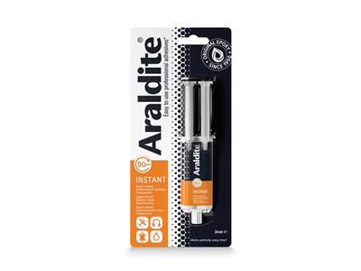 Araldite Instant Glue, Presa In 90 Secondi, Siringa Da 24 Ml