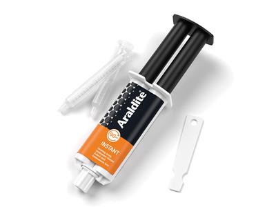 Araldite Instant Glue, Presa In 90 Secondi, Siringa Da 24 Ml - Immagine Standard - 2