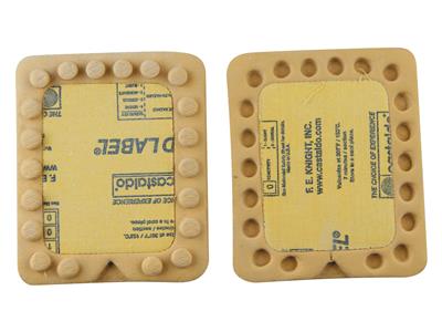 Stampi In Gomma Pre-polimerizzata Gold Label, 70 X 84 X 19 Mm, Castaldo, Scatola Da 10