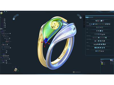 3shaper Pro, Opzione Per La Modellazione Organica Dei Gioielli - Immagine Standard - 3