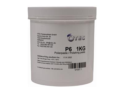 Pasta Lucidante A Secco P6 Per Lucidatrice Otec, Barattolo Da 1 Kg