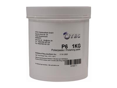 P6 Pasta Di Lucidatura A Secco Per Lucidatrici Otec, Vaso Da 1 Kg - Immagine Standard - 1