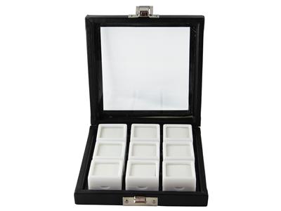 Set Di 9 Scatole Per Pietre Non Incastonate