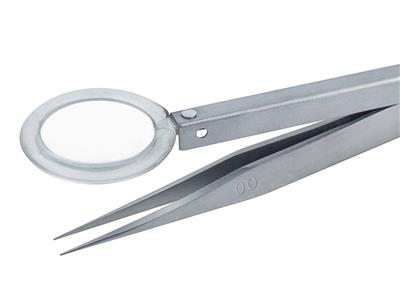 Pinzetta Con Lente Di Ingrandimento3x, 120 MM - Immagine Standard - 3