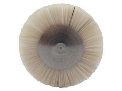 Spazzola Circolare In Pelo Di Capra, Diametro 10 Mm, Hatho - Immagine Standard - 2
