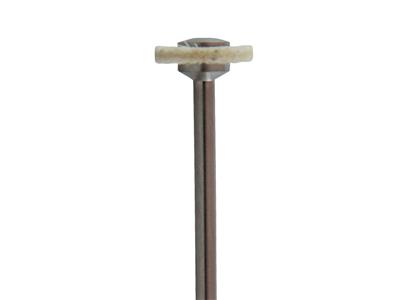 Spazzola Circolare In Pelo Di Capra, Diametro 10 Mm, Hatho - Immagine Standard - 3