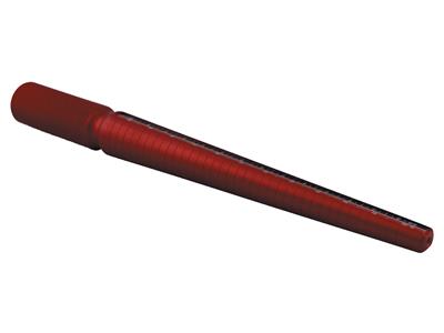 Triboulet In Alluminio Rosso, Con Numerazione 4 - Immagine Standard - 3