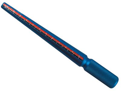 Triboulet In Alluminio Blu, Con 2 Graduazioni - Immagine Standard - 2