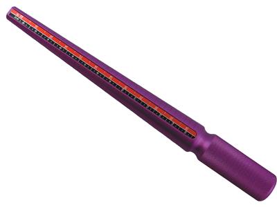 Triboulet In Alluminio Viola, Con 2graduazioni - Immagine Standard - 2