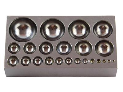 Durston Matrice Piatta A 23 Fori, Da 3 A 38 Mm, Acciaio Lucidato - Immagine Standard - 1