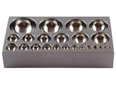 Durston Matrice Piatta A 23 Fori, Da 3 A 38 Mm, Acciaio Lucidato - Immagine Standard - 2