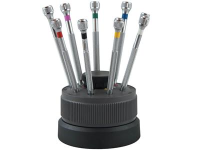 Set Di 9 Cacciaviti Su Base, Bergeon - Immagine Standard - 1