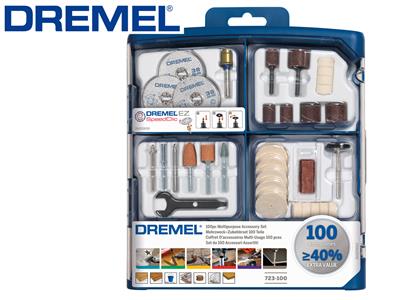 Scatola Da 100 Accessori Modulari Multifunzionali, Rif. 723-100 Dremel - Immagine Standard - 1