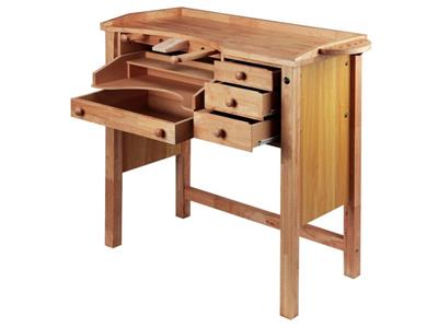 Banco Da Lavoro Per Gioielliere Monoposto, 3 Cassetti, Rif. 1917, Durston - Immagine Standard - 4
