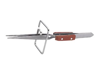 Pinzetta A Croce Dritta, Impugnatura Isolata, Con Supporto, 172 MM