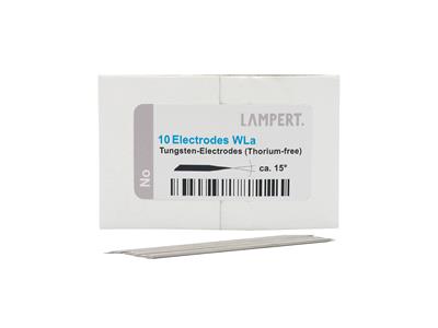 Set Di 10 Elettrodi Di Tungsteno Wla, Diametro 0,60 Mm, Per Puk, Lampert