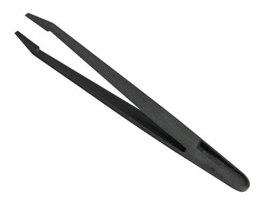 Pinzette Esd Bergeon In Fibra Di Carbonio, Punte Larghe, 115 Mm, Confezione Da 20 - Immagine Standard - 2