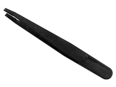 Pinzette Esd Bergeon In Fibra Di Carbonio, Punte Larghe, 115 Mm, Confezione Da 20 - Immagine Standard - 3