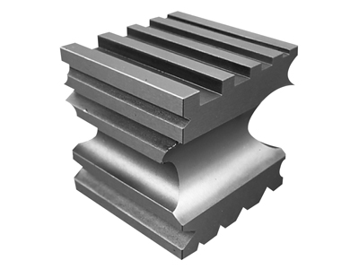Matrice Scanalata A Forma Di Cubo, 60 Mm, Acciaio