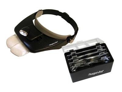 Lente Binoculare Frontale Con Lentix1,2-1,8-2,5-3,5 E Led
