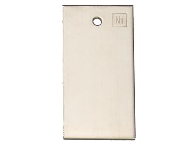 Anodo Di Nichel 100 X 50 X 2 Mm, Heimerle Meule - Immagine Standard - 2