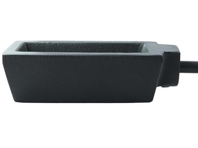 Stampo Per Lingotti Con Manico, 120x 45 X 30 Mm, Capacit@ Oro 3 Kg - Immagine Standard - 3