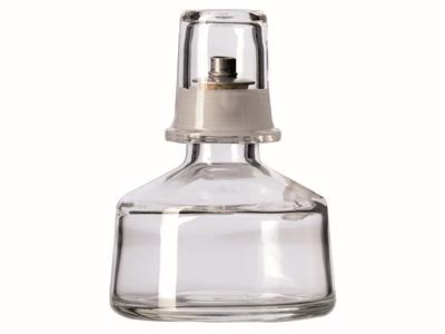 Lampada Ad Alcool Da 100 Ml, Con Stoppino E Tappo In Vetro - Immagine Standard - 2