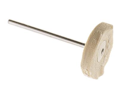 Brushette Circolare In Tela Di Cotone, Diametro 22 Mm, Hatho