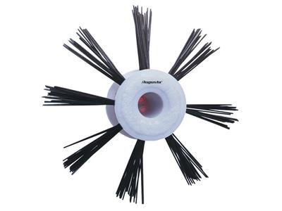 Spazzola Per Martellare Per Torni Da Lucidatura, 100 Mm, Filo In Acciaio Inox 0,30 MM