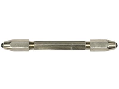 Pinzetta Doppia A Morsetti, Nichelata, Lunghezza 10 Cm, Pinzetta 0-2,5mm