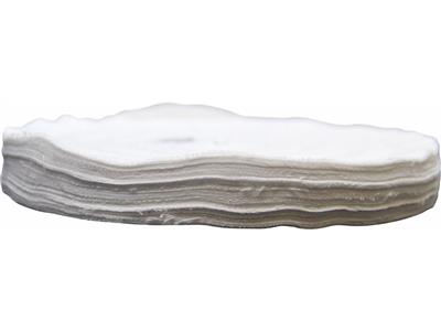 Disco Di Cotone Cucito, Tela Di Finitura Lag, 100 X 15 Mm, Foro 15 Mm,lucidatura Standard, Merard - Immagine Standard - 2