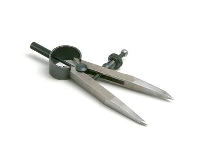 Compasso Da Gioielliere Dritto A Sgancio Rapido, 10 Cm