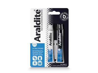 Araldite Standard Ultra Strong, 15 Ml, Confezione Da 2 Tubi