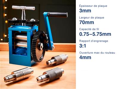 Laminatoio A 5 Rulli, Modello Eco - Immagine Standard - 8