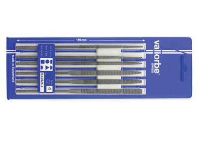 Set Di 6 Lime Per Cera, Grana Fine 140mm, Vallorbe - Immagine Standard - 2