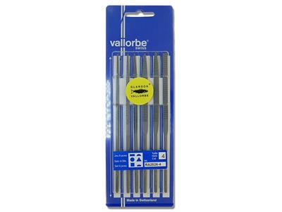 Set Di 6 Lime Per Cera, Grana Fine 140mm, Vallorbe - Immagine Standard - 3