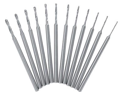 Set Di 12 Punte Da Trapano N. 203, Diametri Da 0,50 A 1,60 Mm, Busch