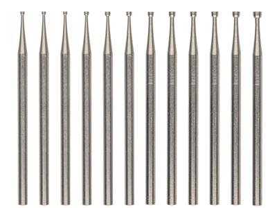 Set Di 12 Frese Cave N. 411, Da 0,80 A 1,90 Mm, Busch - Immagine Standard - 1